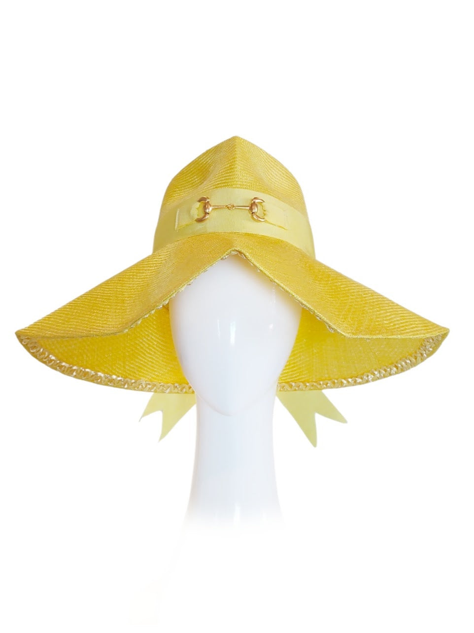 Australian milliner Kathryn Lee – Arabella Yellow fedora