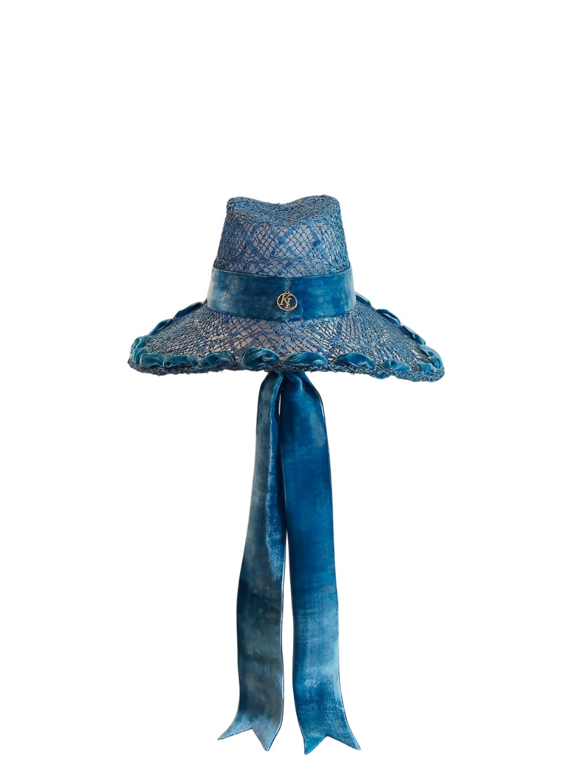 Designer fedora Bayou crafted from pearl – Kathryn Lee Millinery Australia