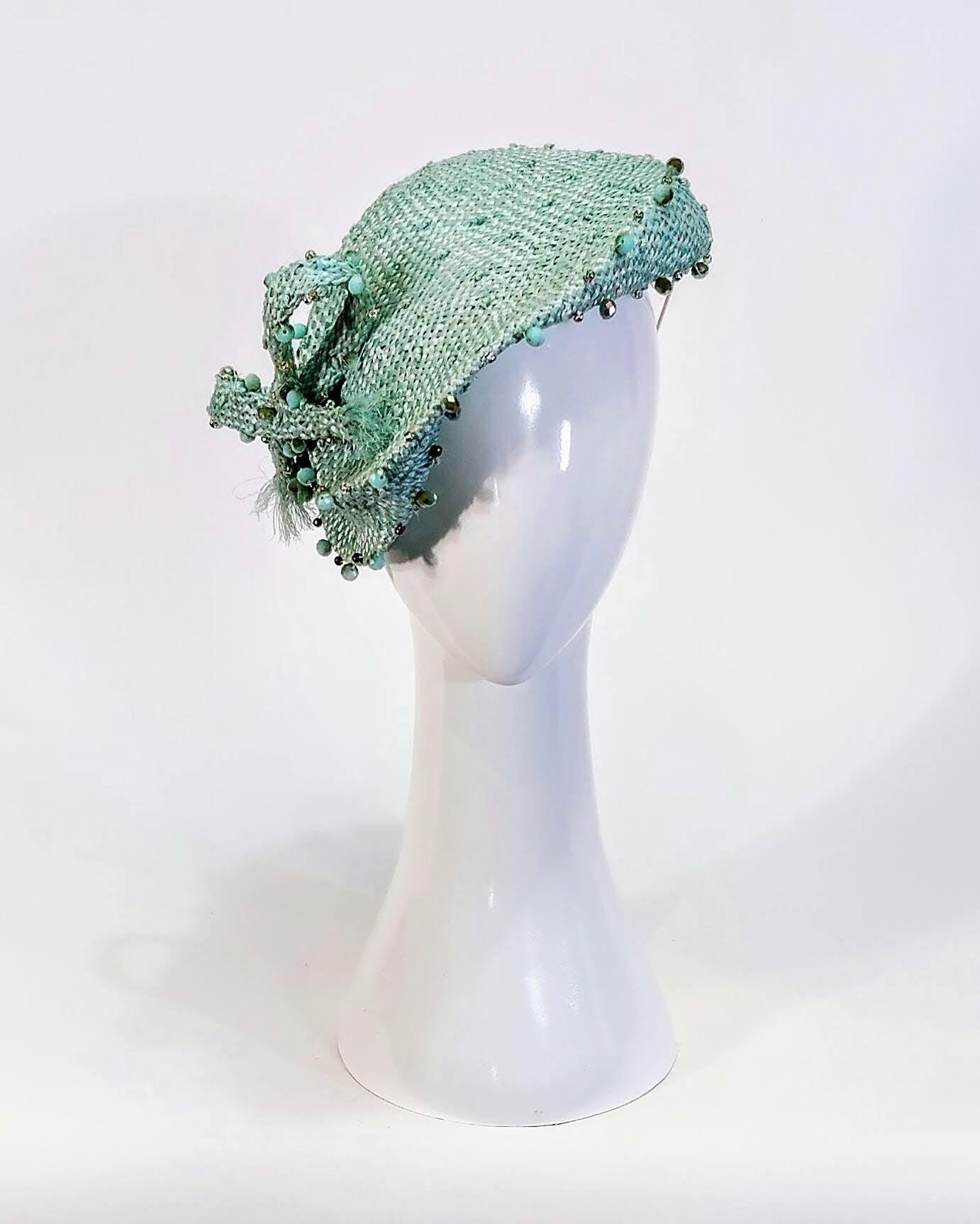 It Girl Kasumi cap by Kathryn Lee Millinery, Australian bespoke milliner
