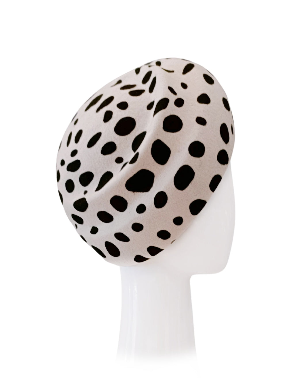 Bespoke Perdita beret – designed for spring racing carnival by Kathryn Lee