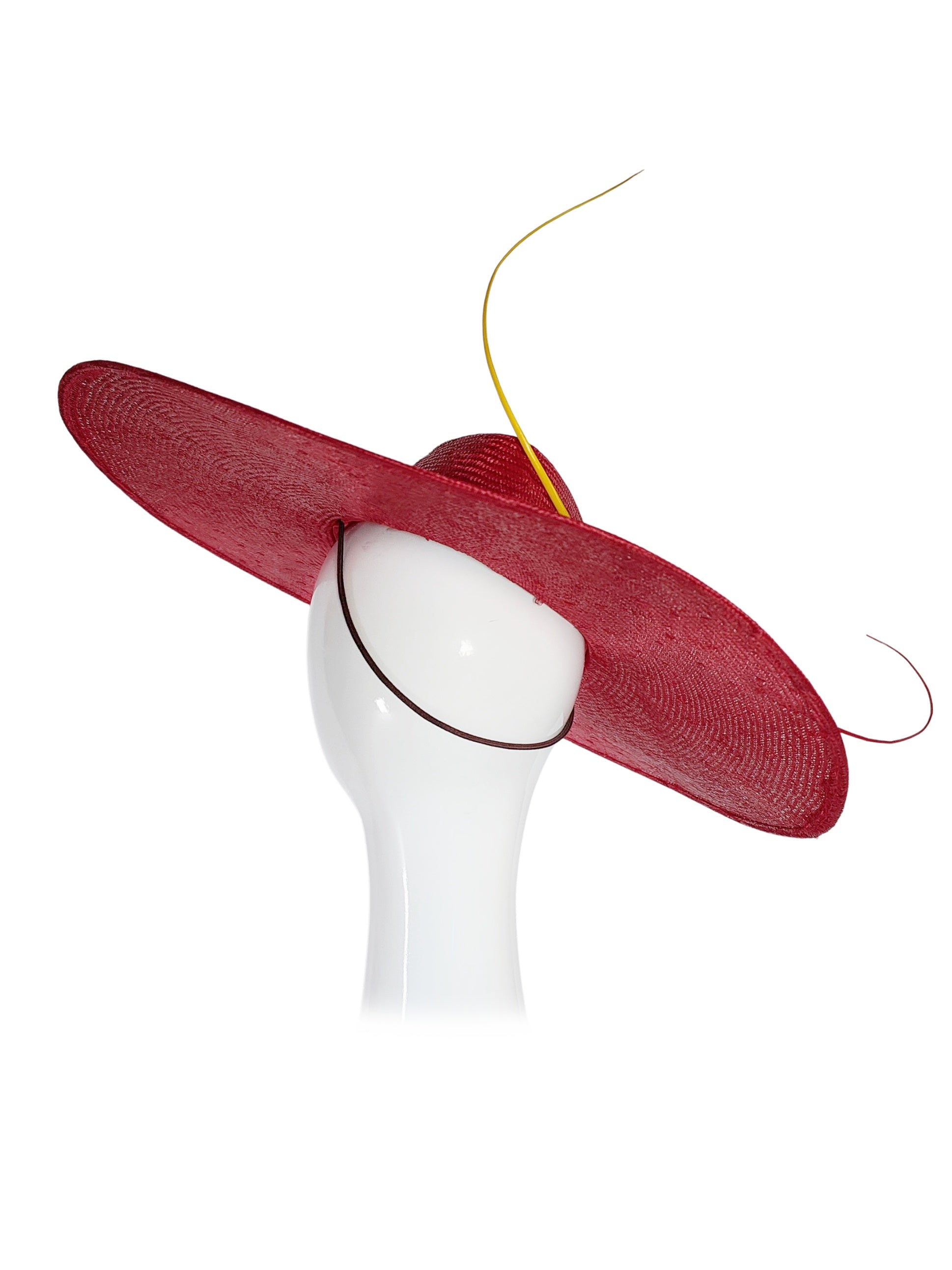 Kathryn Lee Millinery Roberta fedora featuring straw – Australian couture headwear