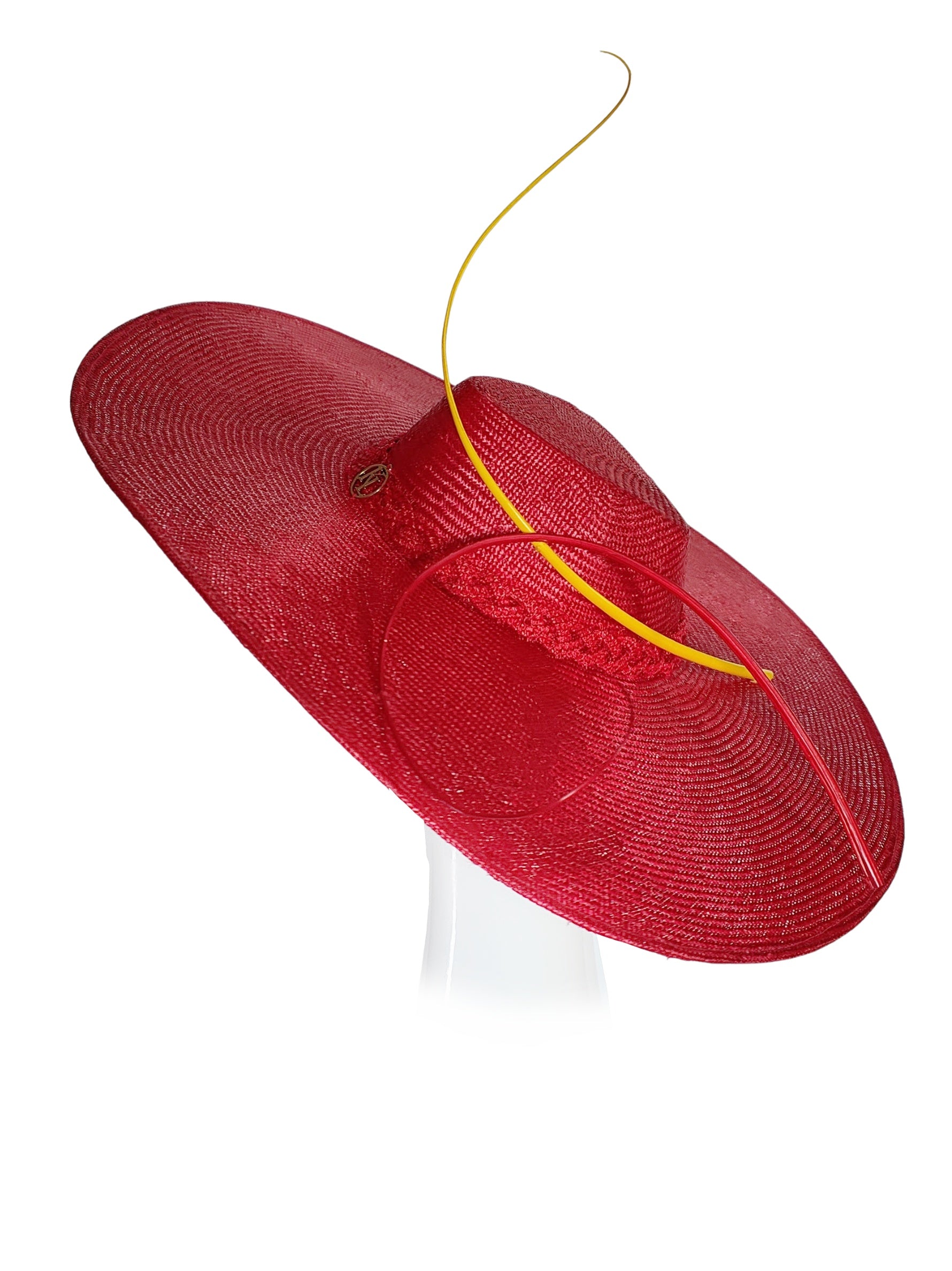 Roberta – Yellow fedora crafted from straw perfect for polo