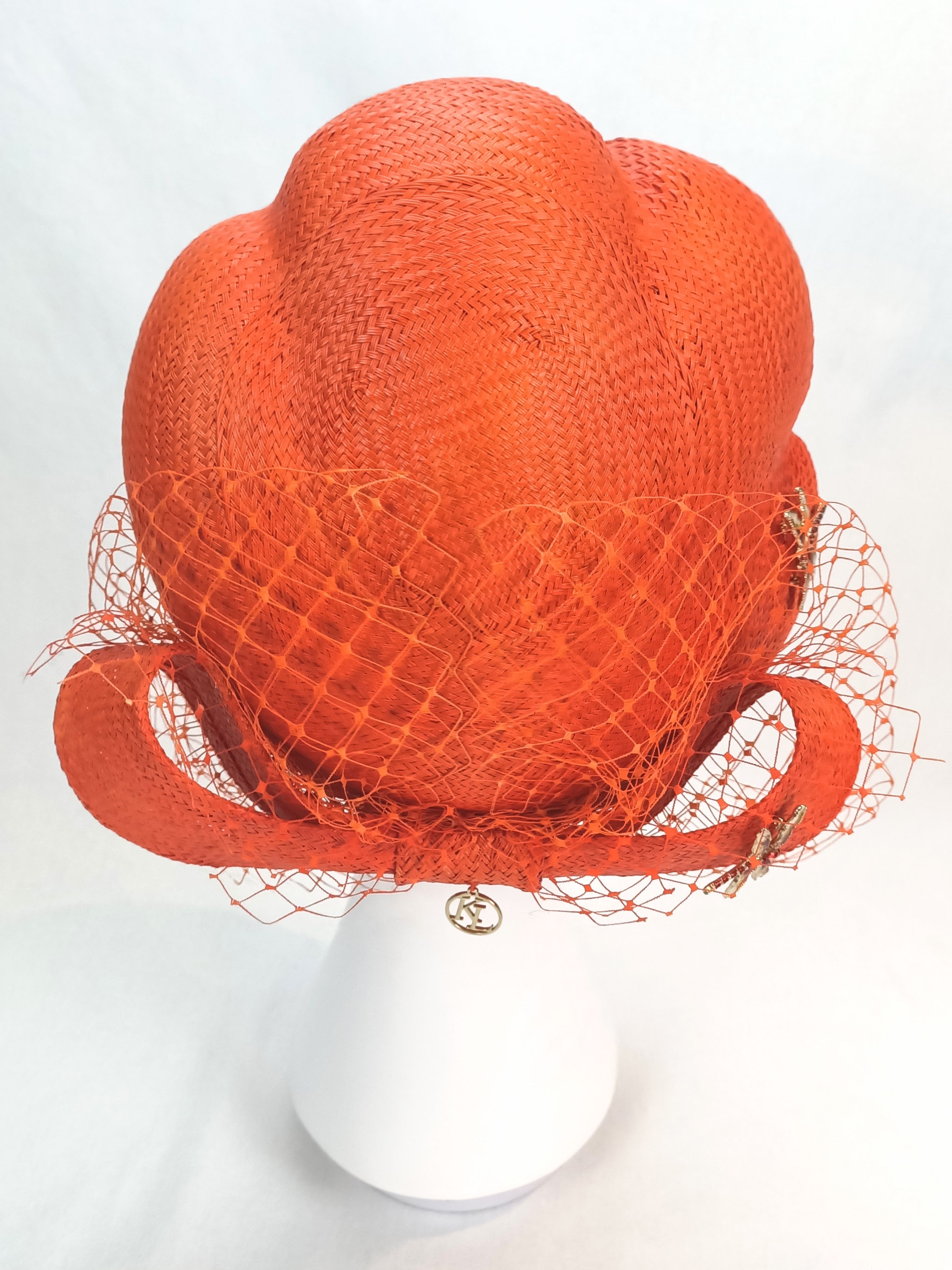 Couture beret Amalie featuring straw – occasion headwear for Dubai World Cup