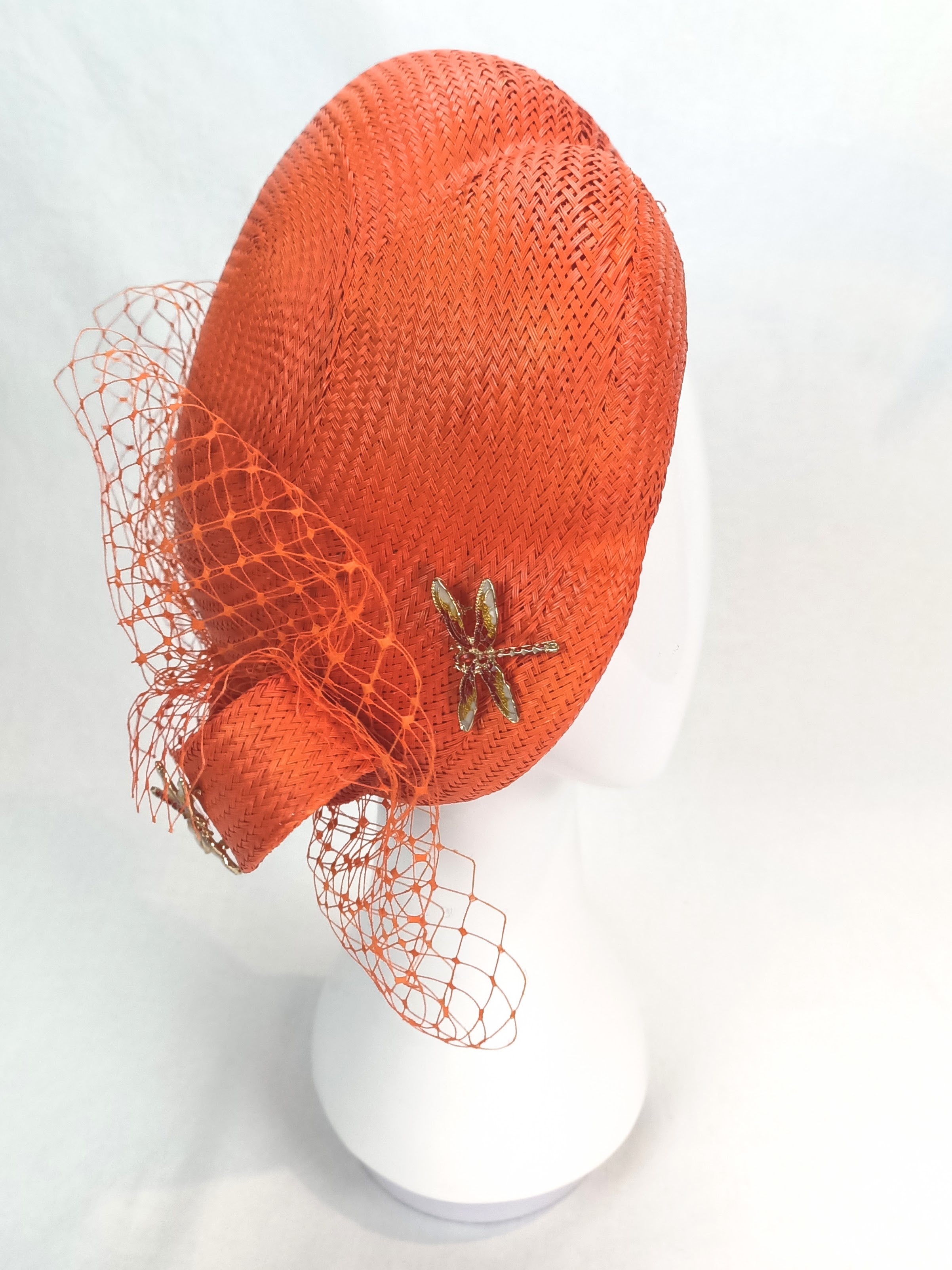 Amalie beret from the Kathryn Lee Millinery collection featuring straw