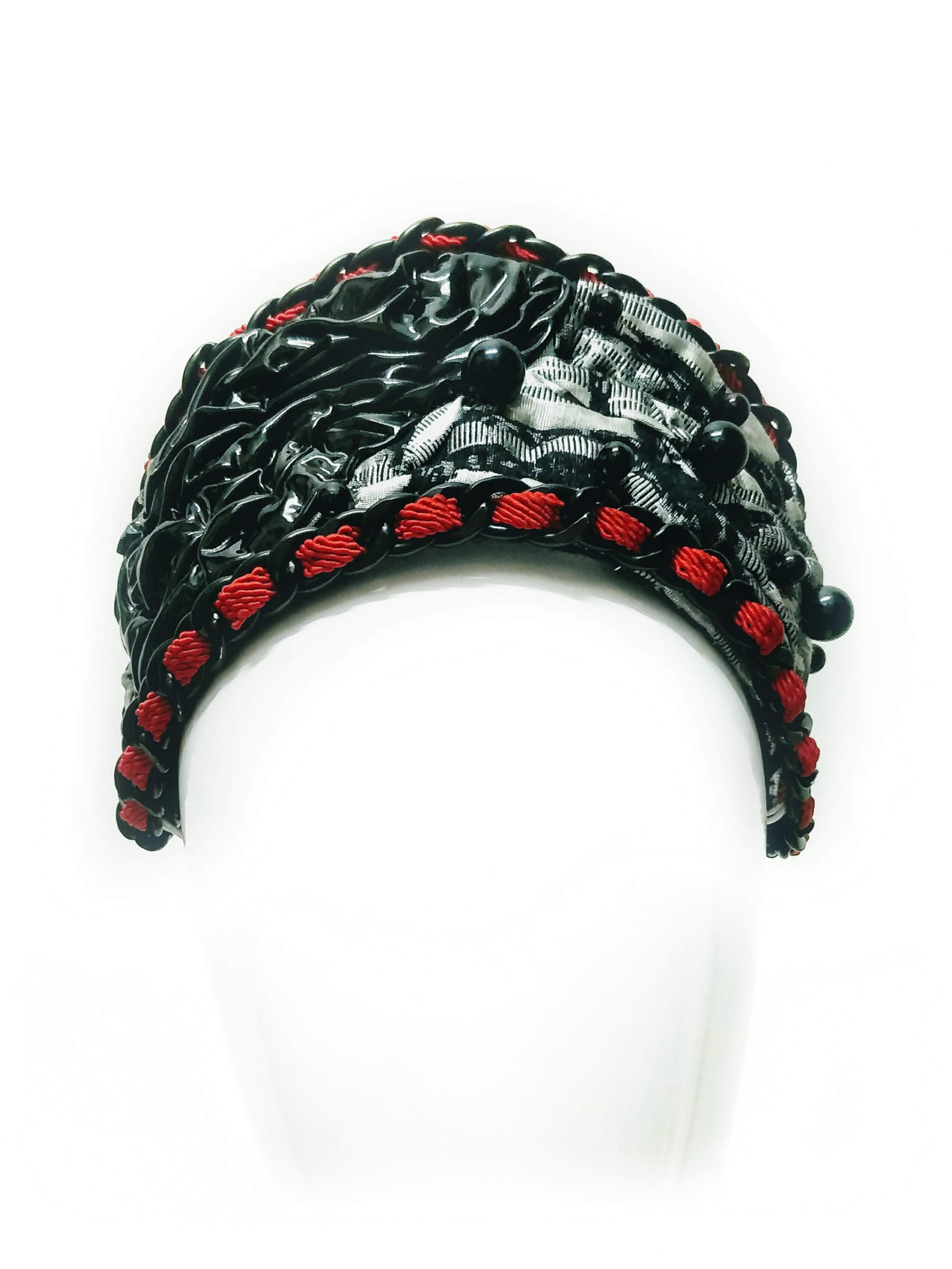 Avena by Kathryn Lee Millinery – bespoke Black headband for wedding