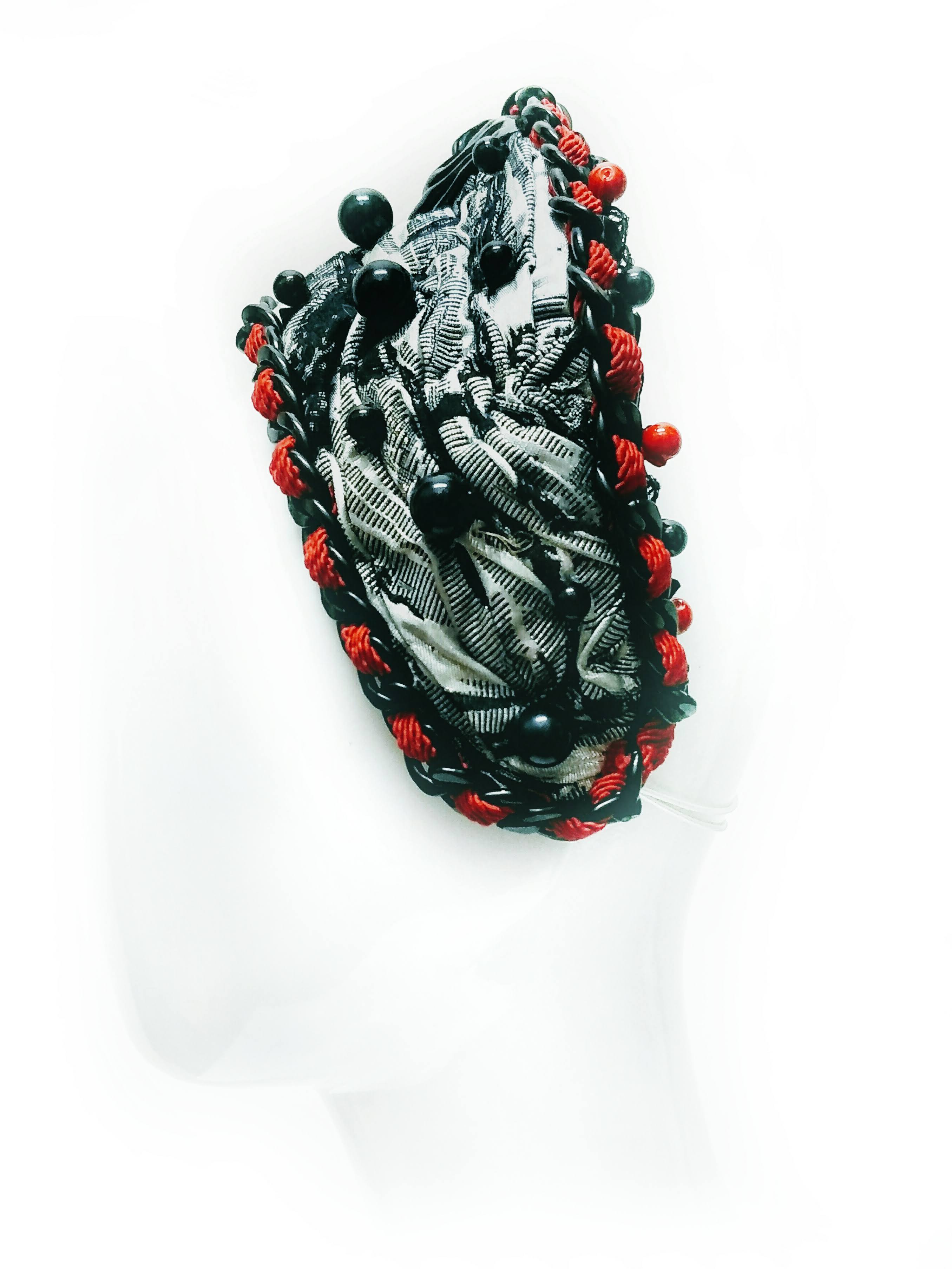 Avena headband – artisan millinery featuring silk and latex for fashions on the field and beyond