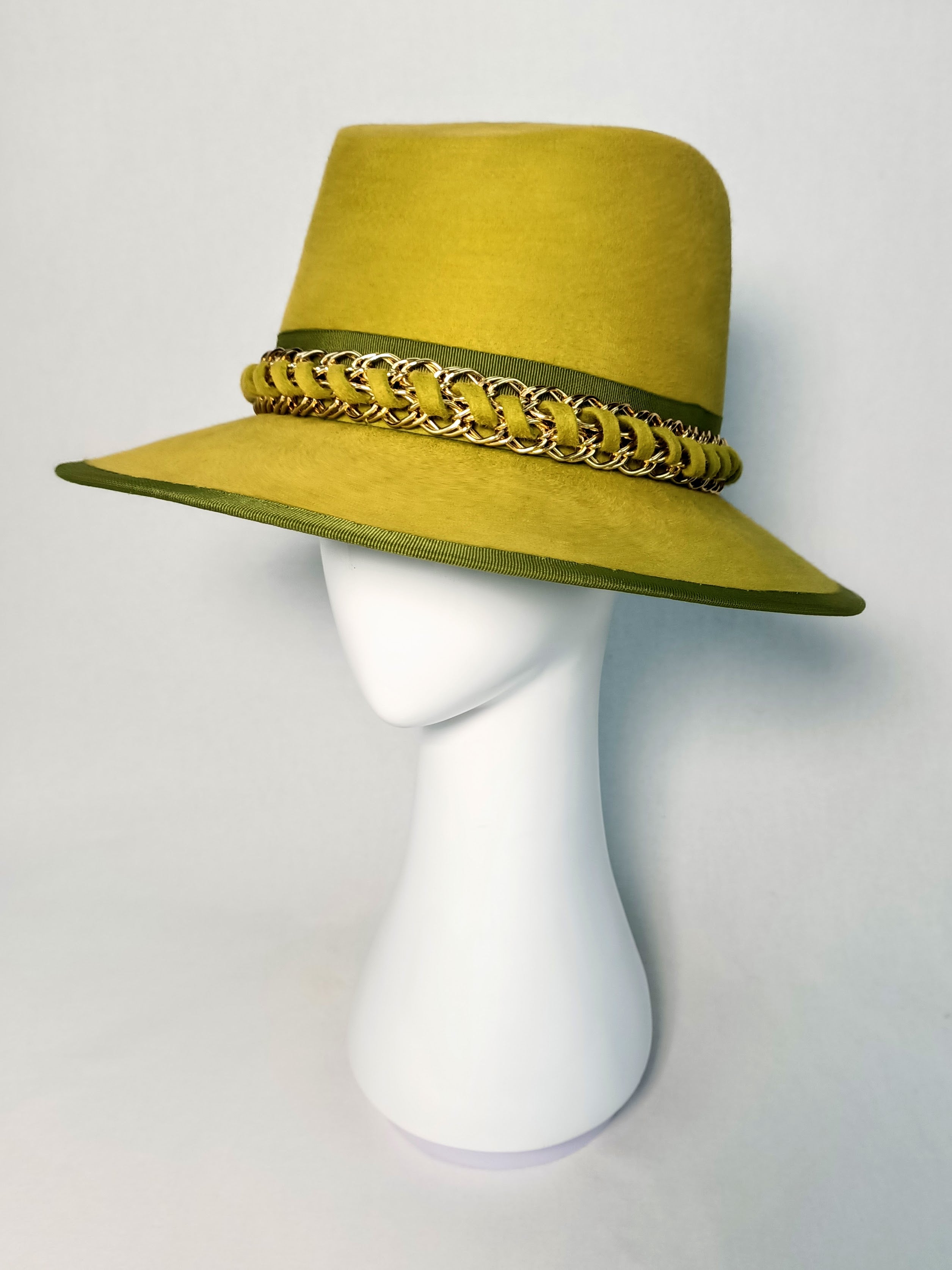 Kathryn Lee Millinery Candace fedora featuring felt – Australian couture headwear