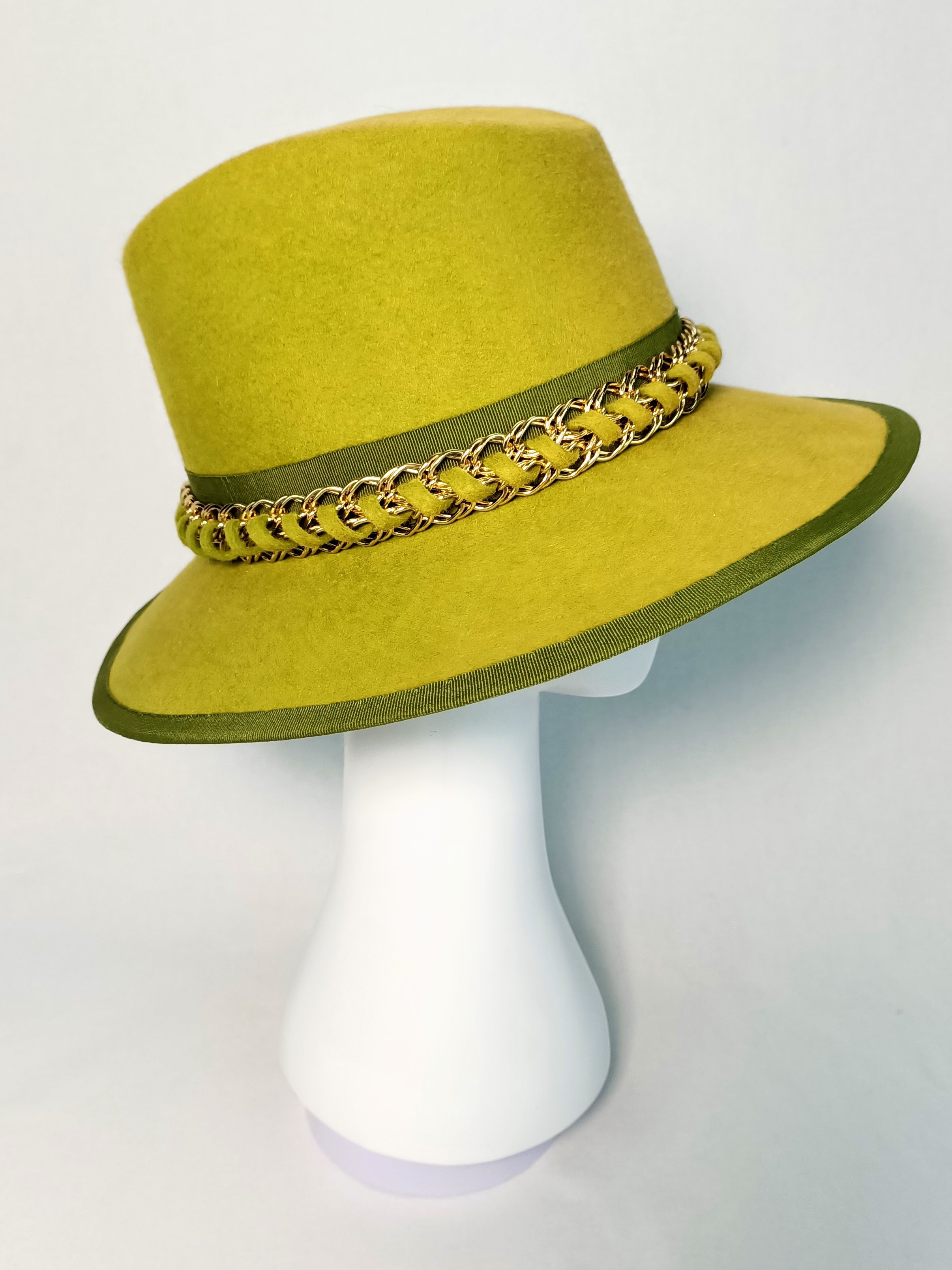 Candace handcrafted fedora crafted from felt – perfect for garden party and fashions on the field