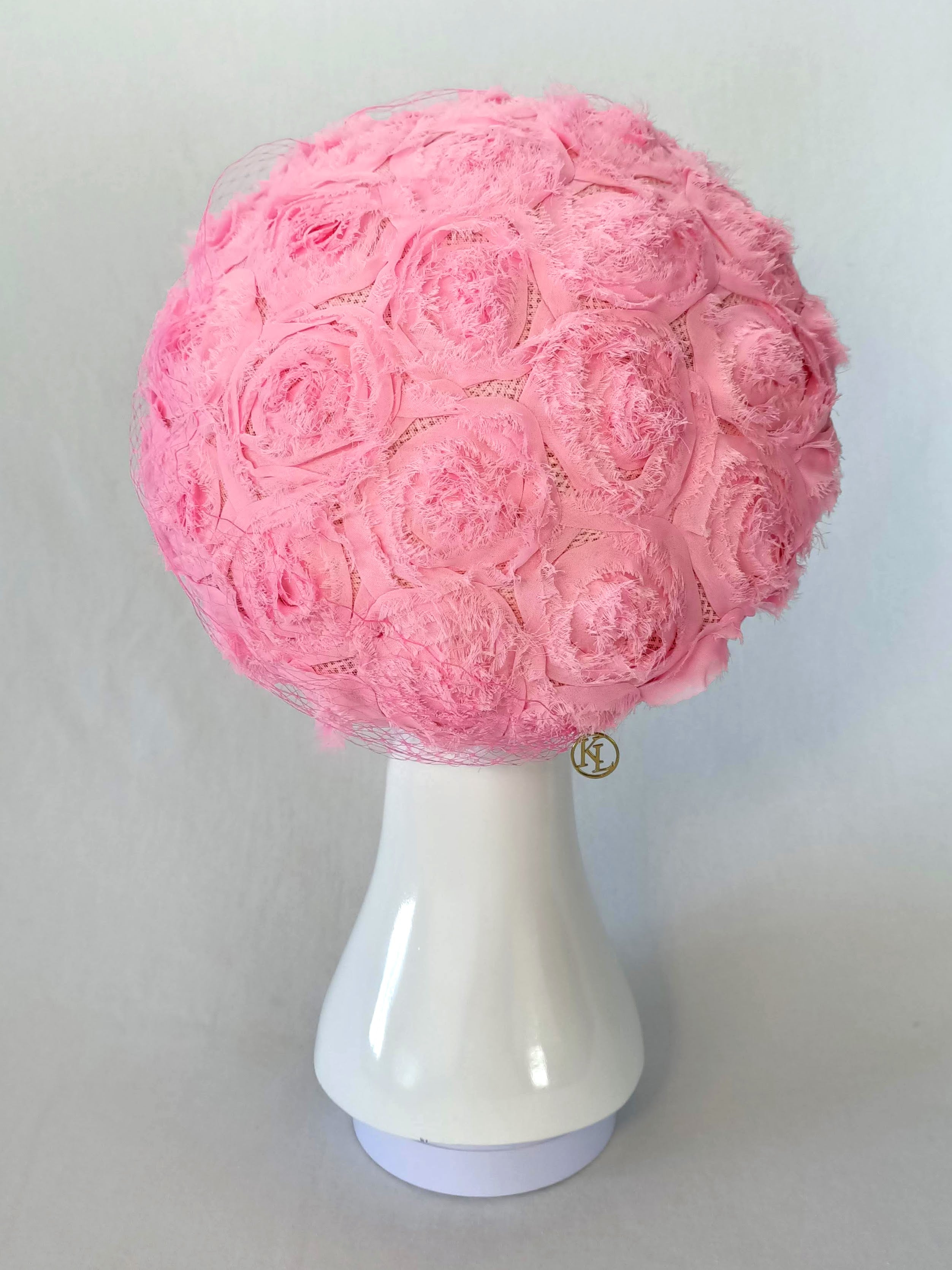 Candy beret from the Kathryn Lee Millinery collection featuring silk