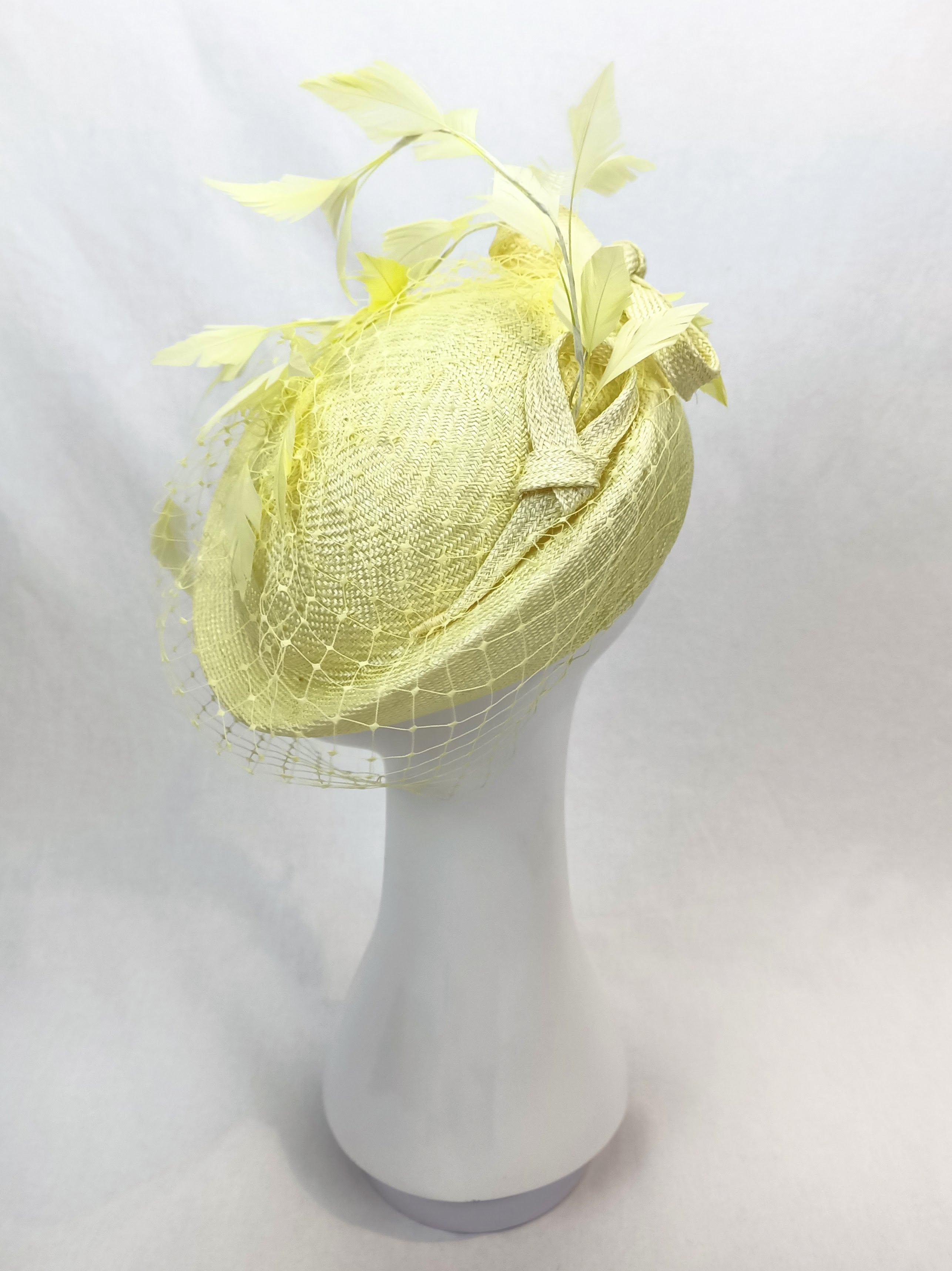 Diana handcrafted beret crafted from sinamay and straw – perfect for Royal Randwick and Kentucky Derby