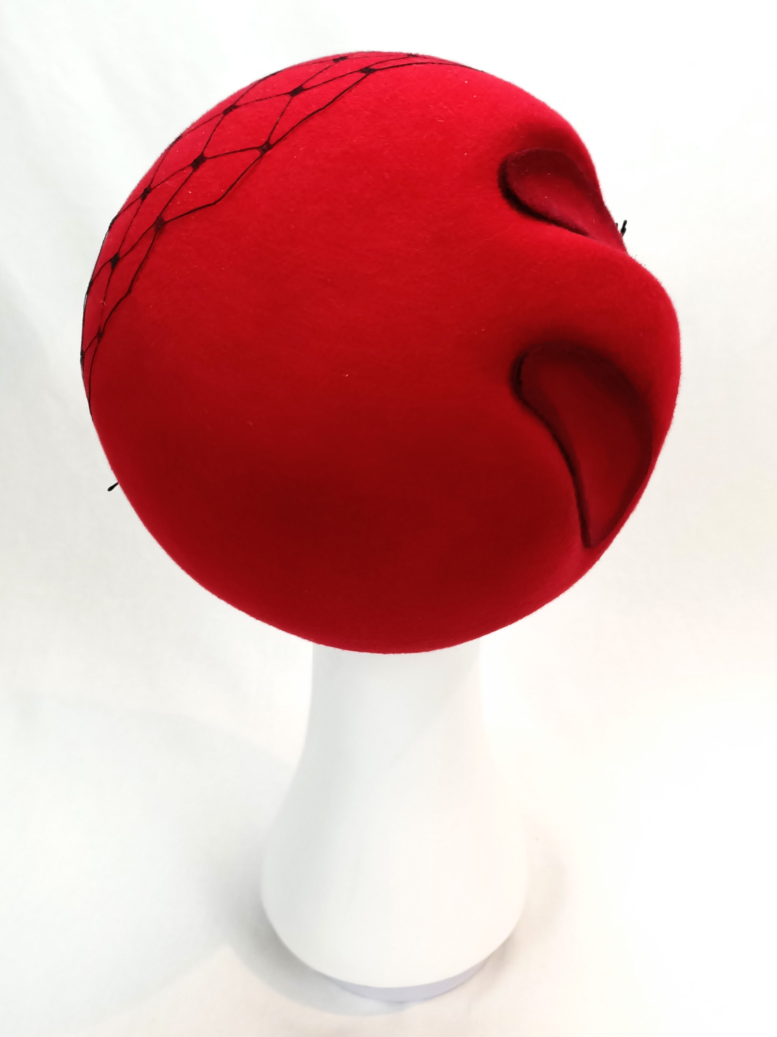 Elsa beret from the Kathryn Lee Millinery collection featuring felt