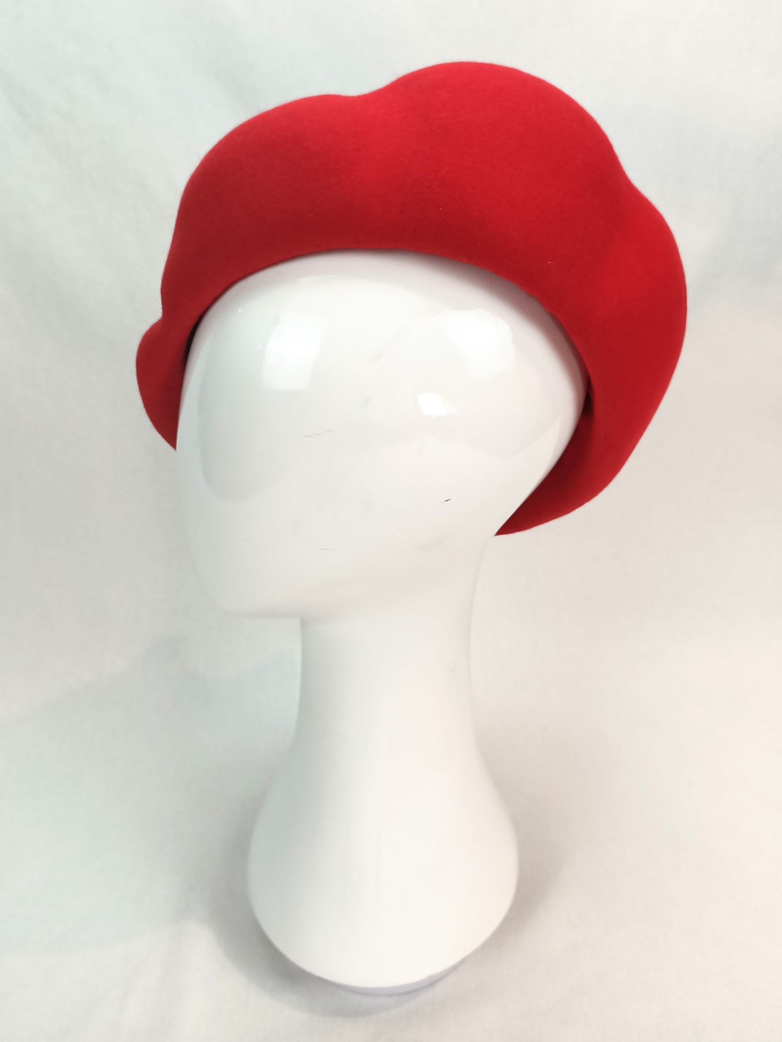Emily beret – artisan millinery featuring felt for Derby Day and beyond
