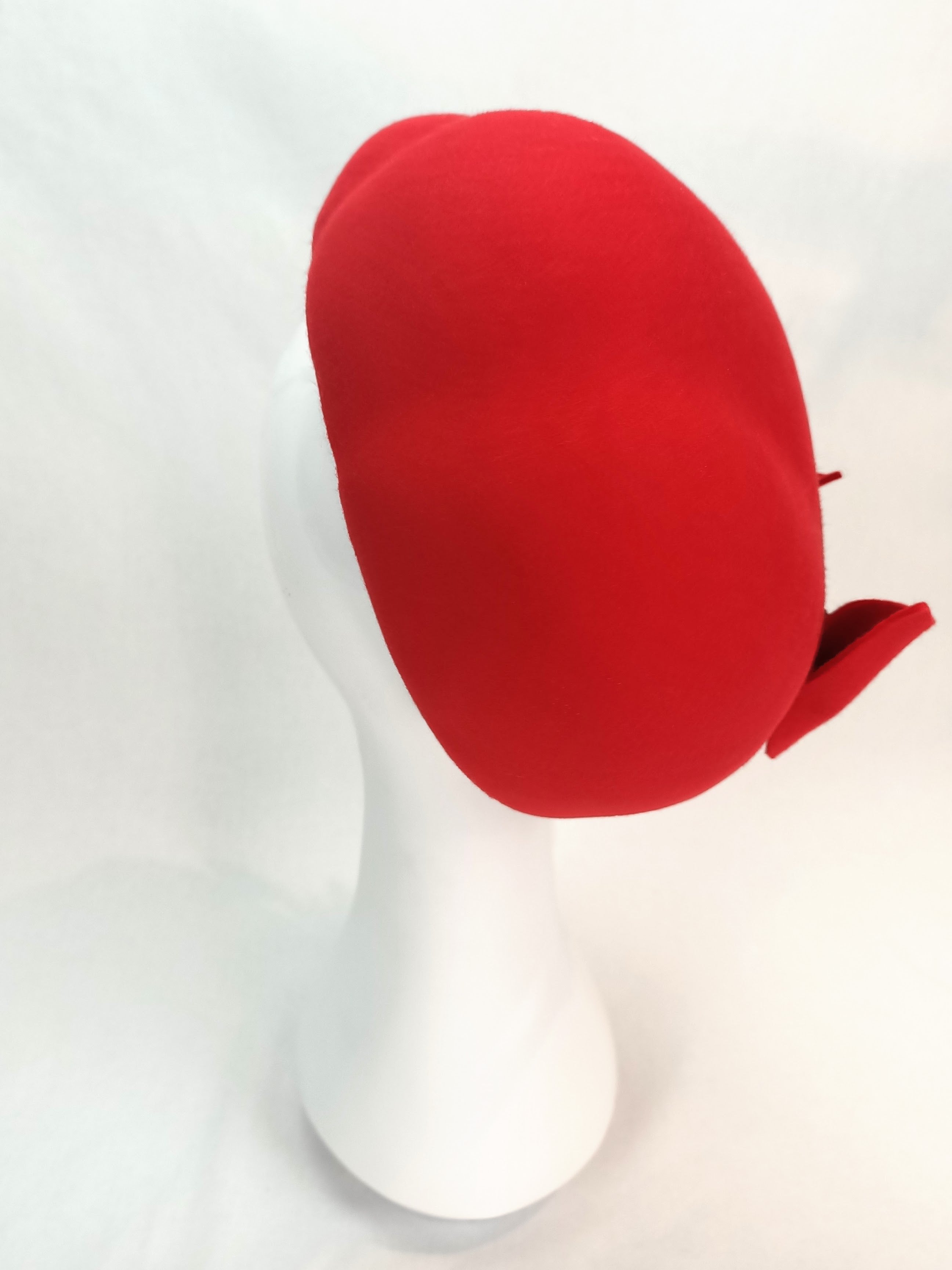 Emily – Red beret crafted from felt perfect for Cairns Amateurs