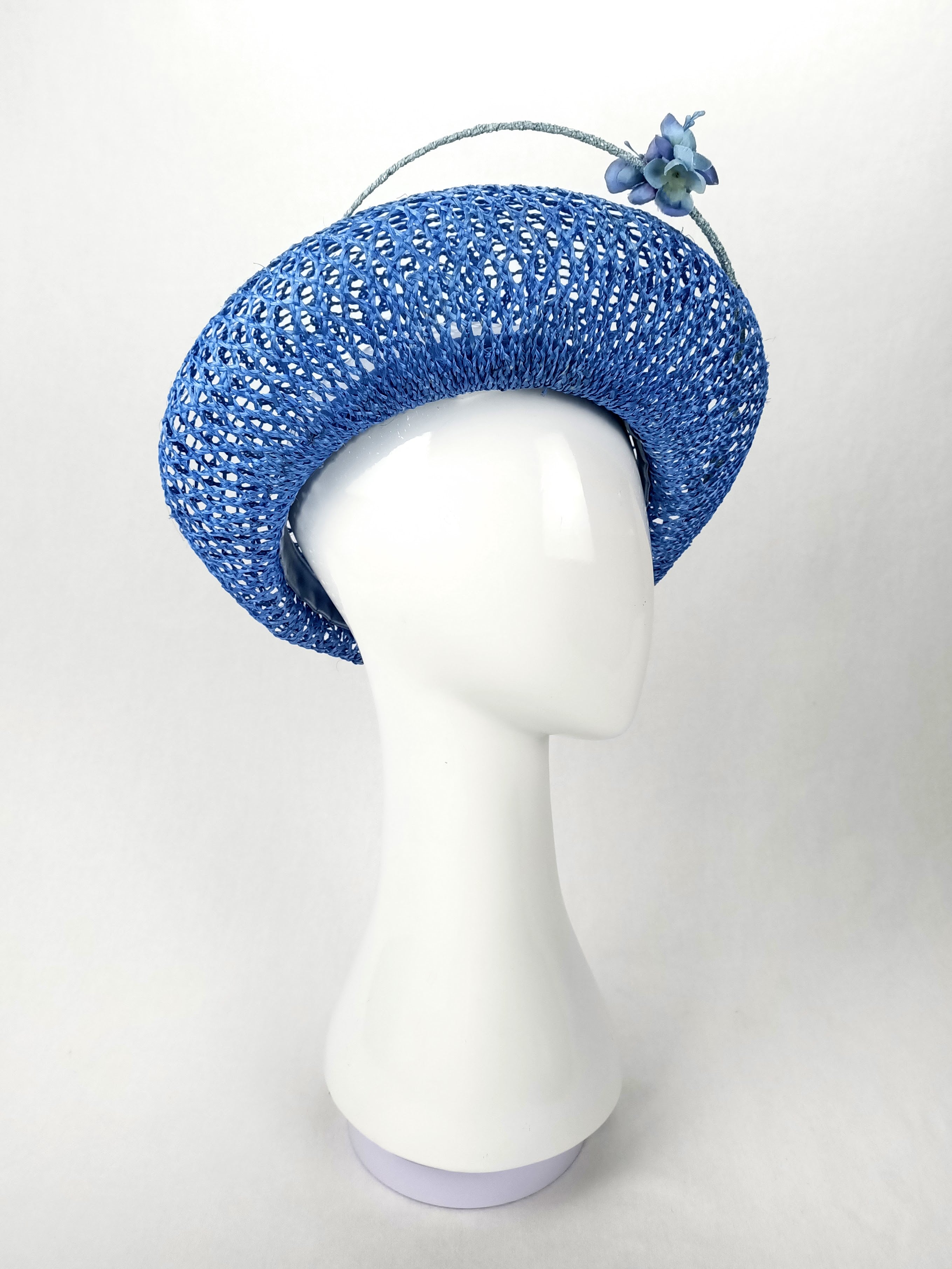 Louisa handcrafted beret crafted from straw – perfect for Dubai World Cup and Kentucky Derby