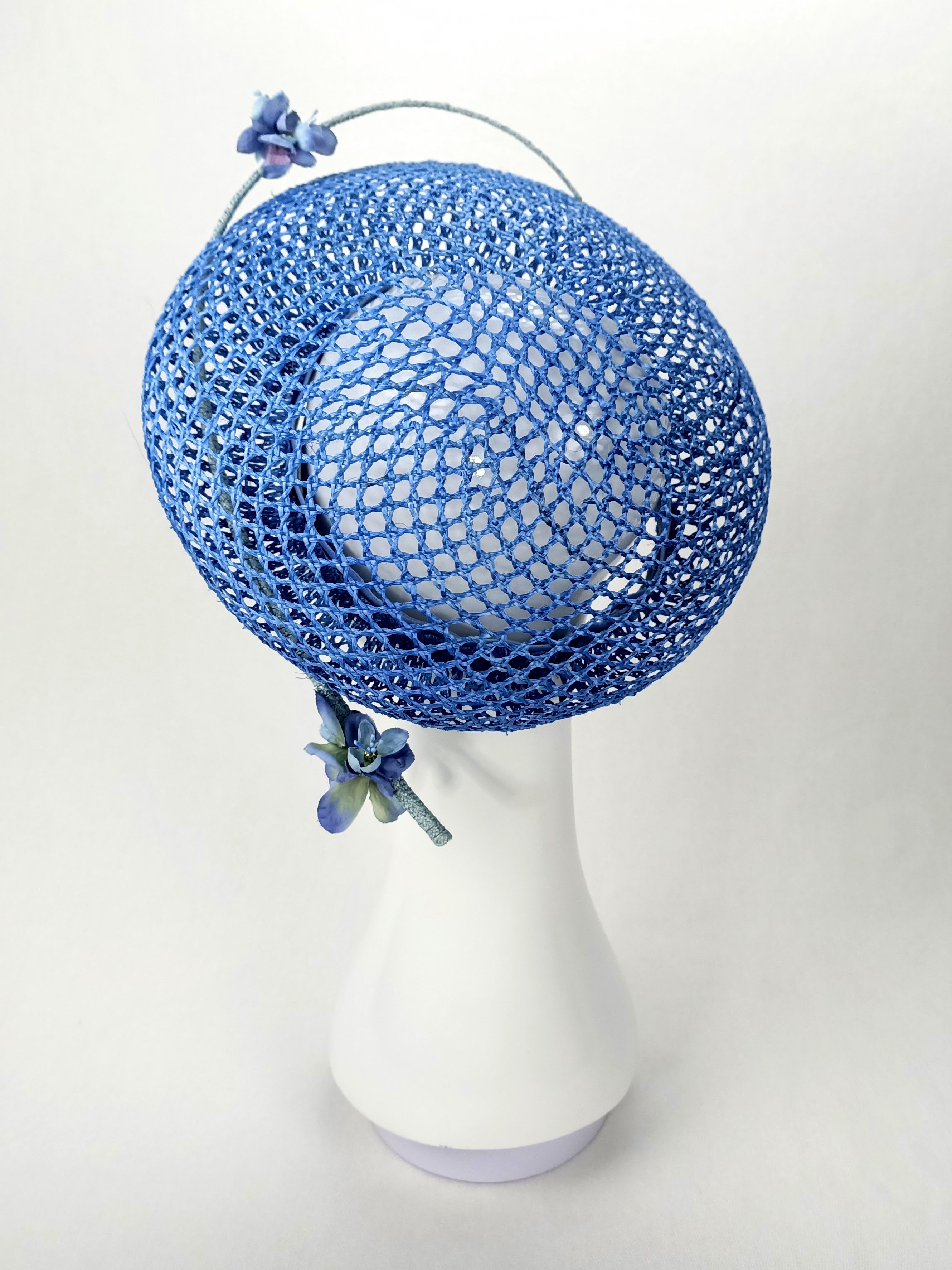 Louisa by Kathryn Lee Millinery – bespoke Blue beret for Oaks Day