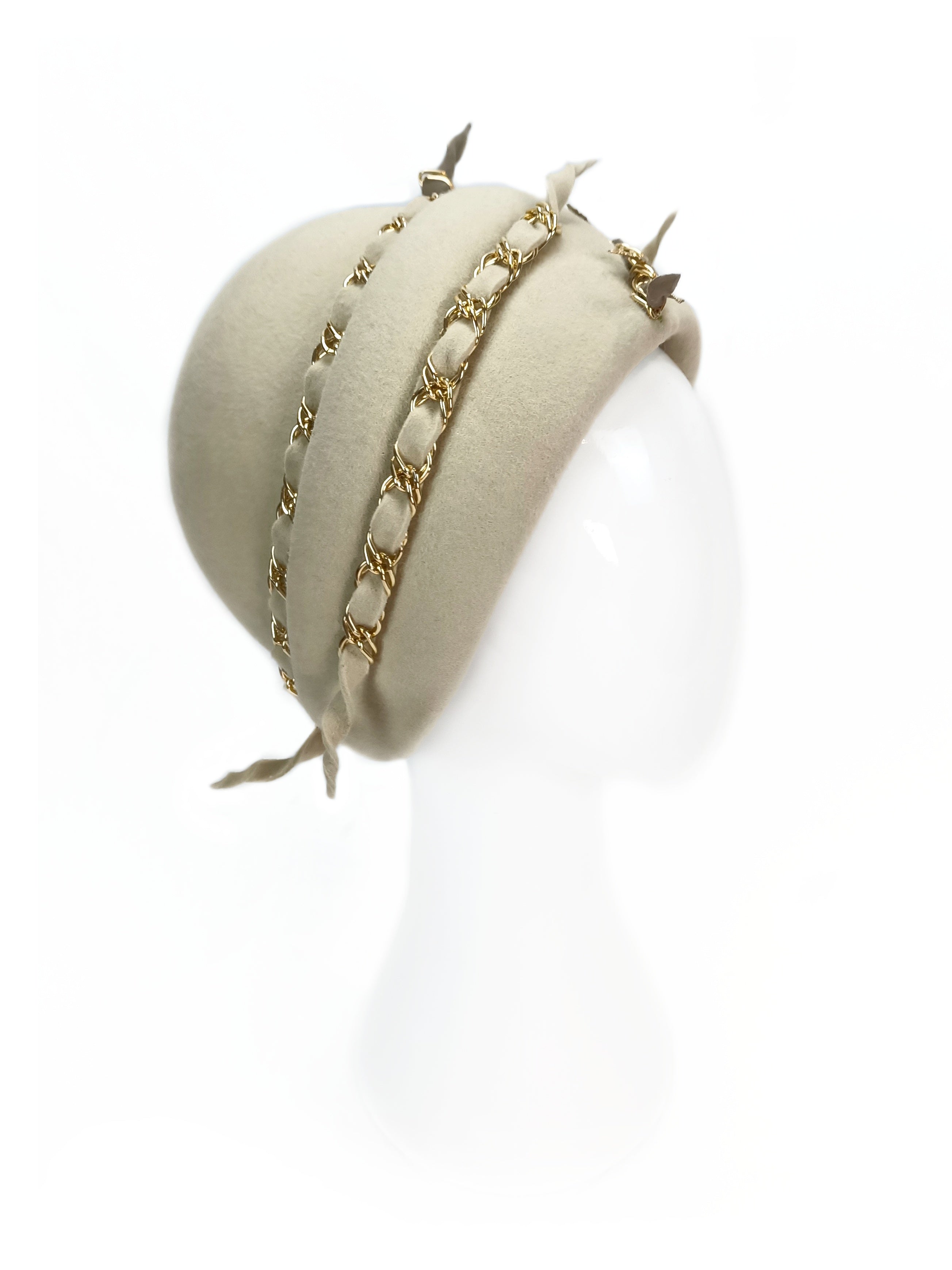 Madeline handcrafted pillbox hat – perfect for Cairns Amateurs and garden party