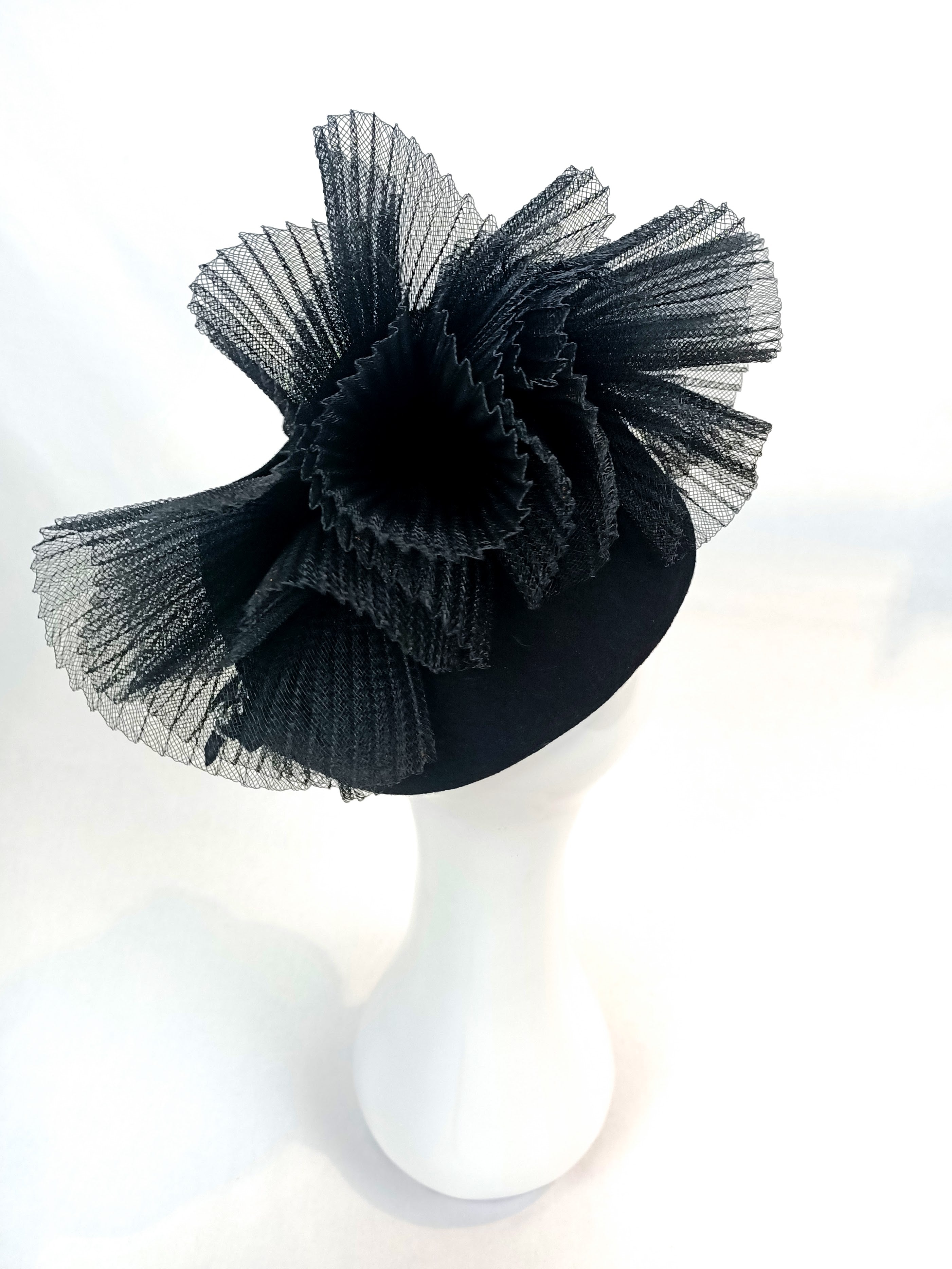 Kathryn Lee Millinery Odette beret featuring felt – Australian couture headwear