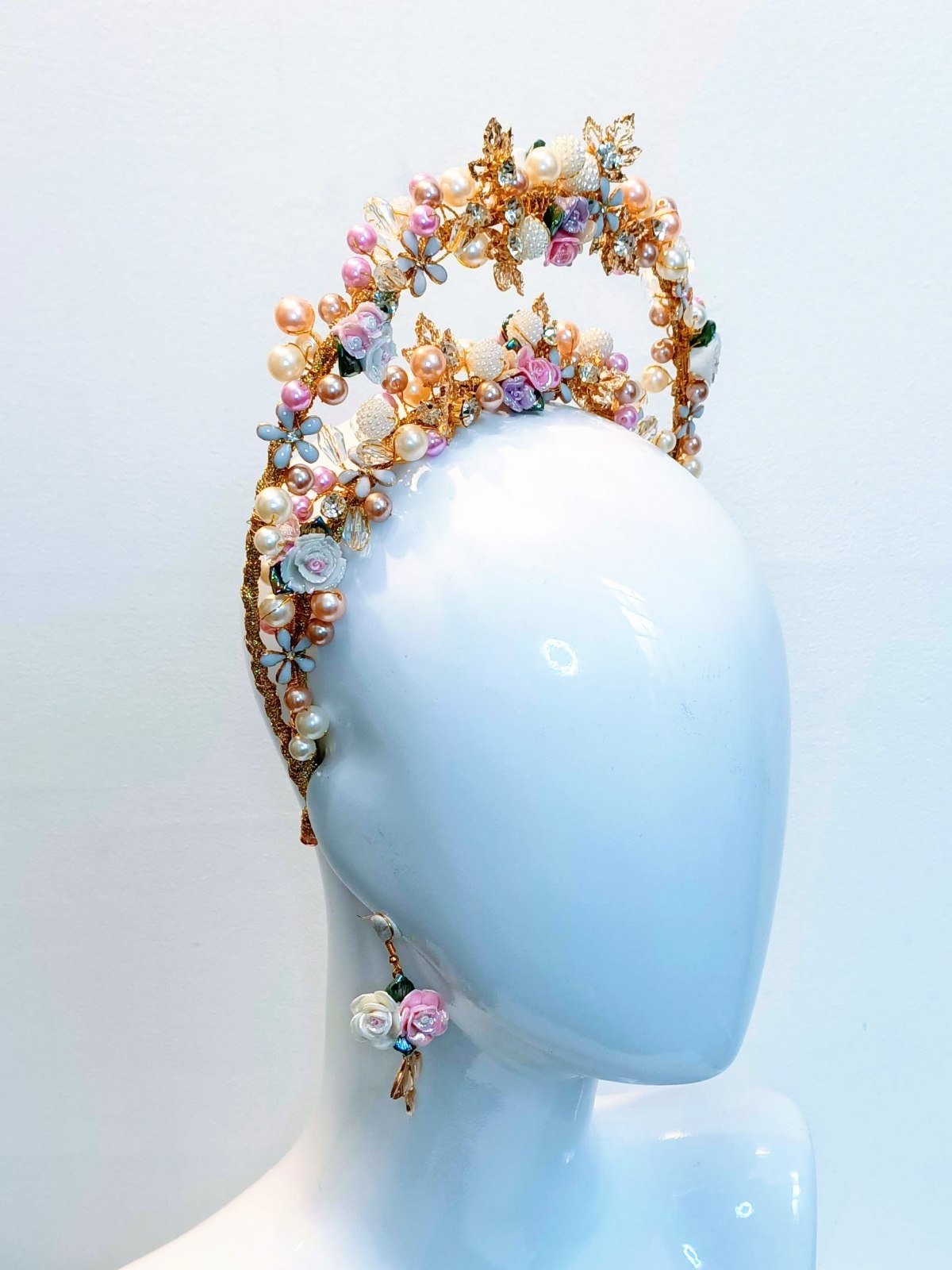 Handcrafted Gold headband Phoebe – Kathryn Lee bespoke collection