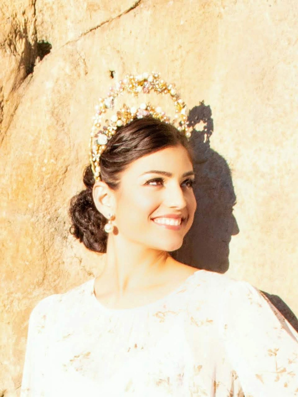 Phoebe headband from the Kathryn Lee Millinery collection featuring pearl