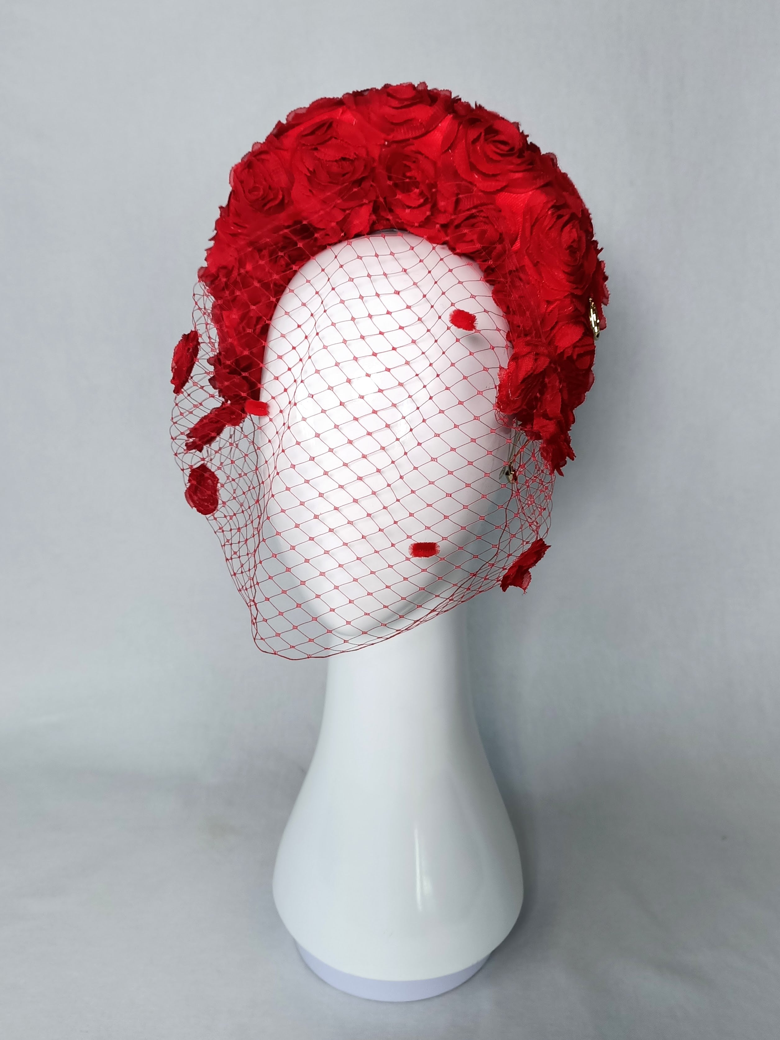 Handcrafted headband Rosa – Kathryn Lee bespoke collection