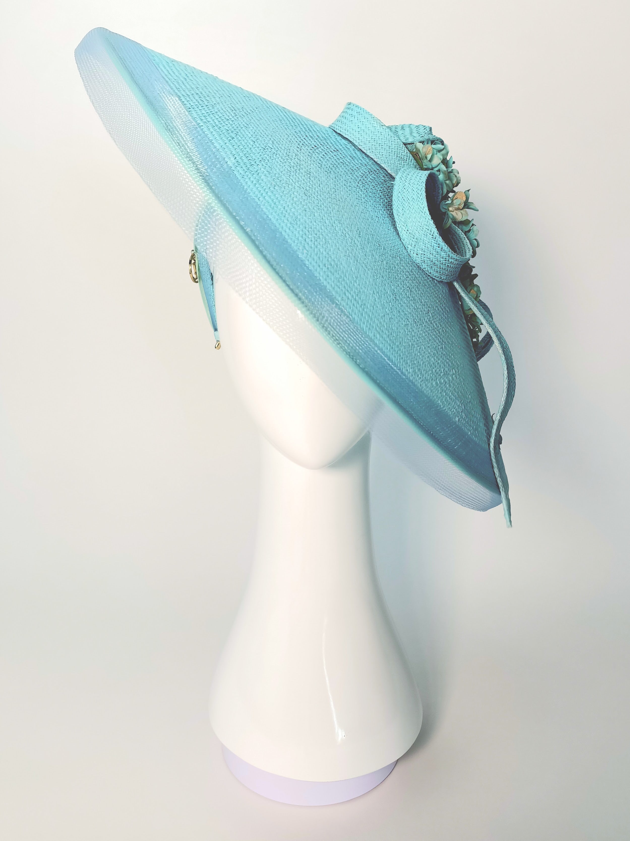 Handcrafted Gold hat Skye – Kathryn Lee bespoke collection