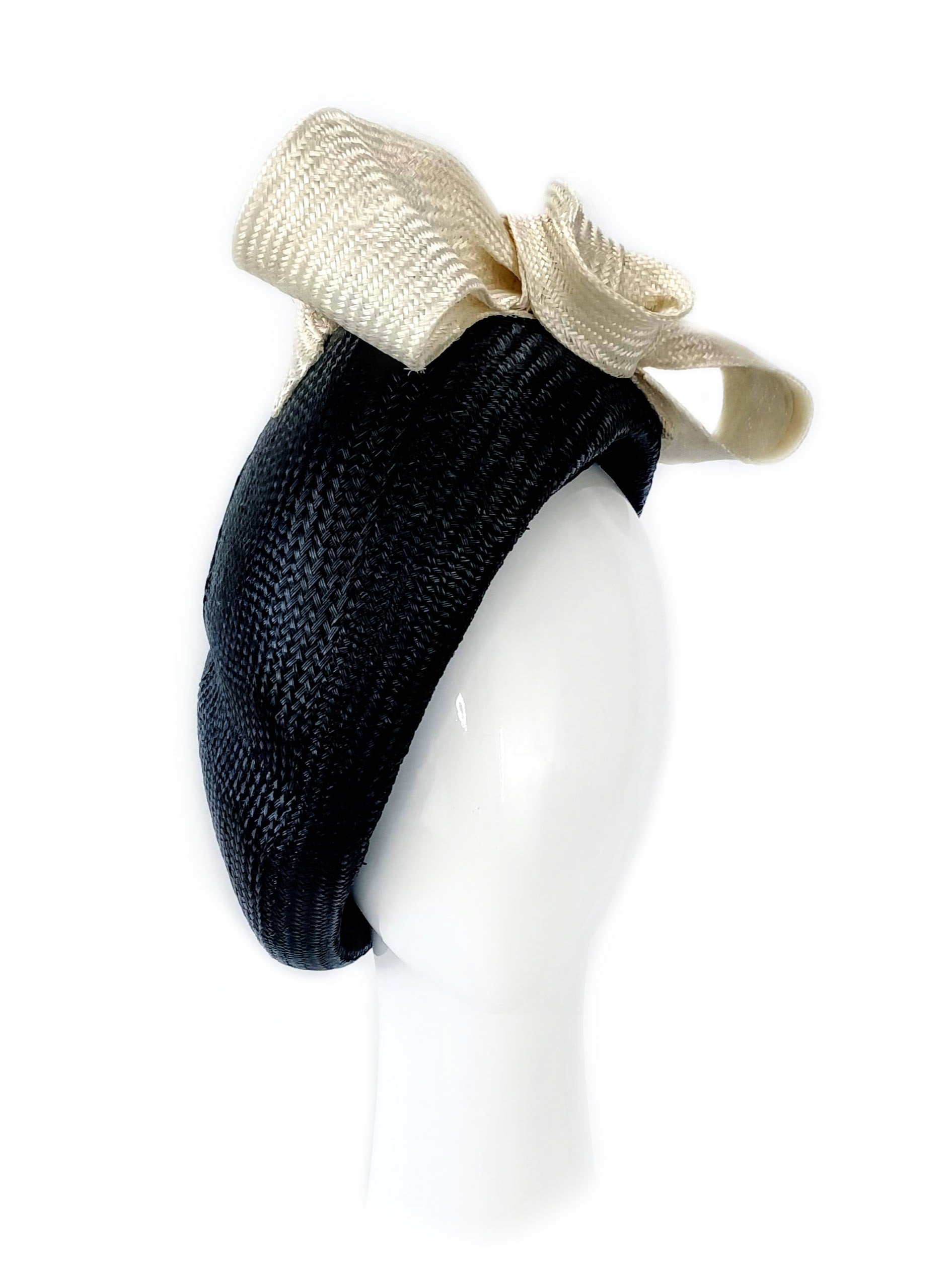 Handcrafted Black beret Suzette – Kathryn Lee bespoke collection